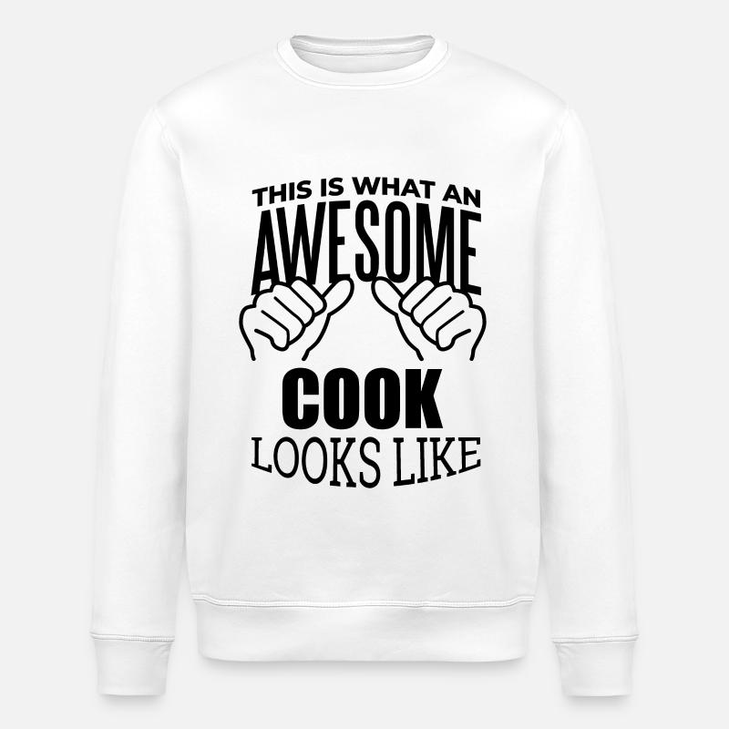 kochen - Stanley/Stella Unisex Bio-Sweatshirt ROLLER - Weiß