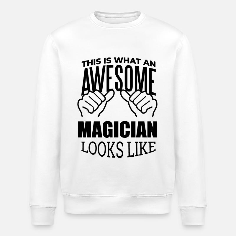 magicien - Sweat bio ROLLER Stanley/Stella Unisexe - blanc