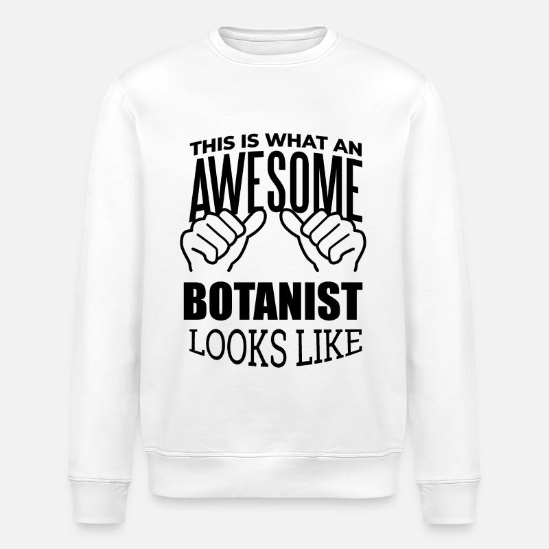 Botanik - Stanley/Stella Unisex Bio-Sweatshirt ROLLER - Weiß