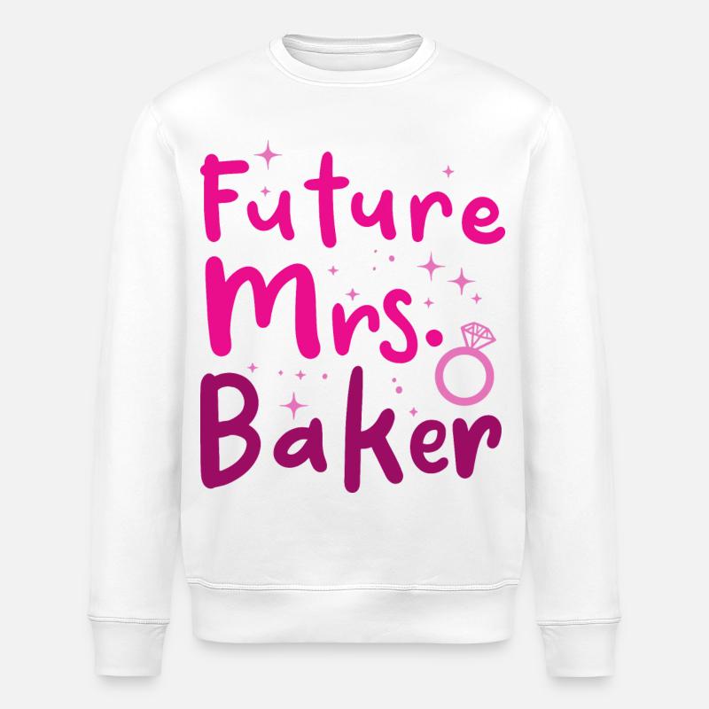 Mrs. Baker - Stanley/Stella ROLLER Unisex Organic Sweatshirt - white