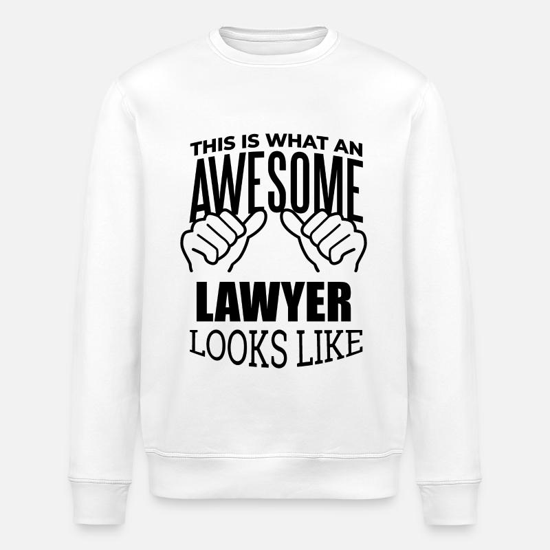 Rechtsanwalt - Stanley/Stella Unisex Bio-Sweatshirt ROLLER - Weiß