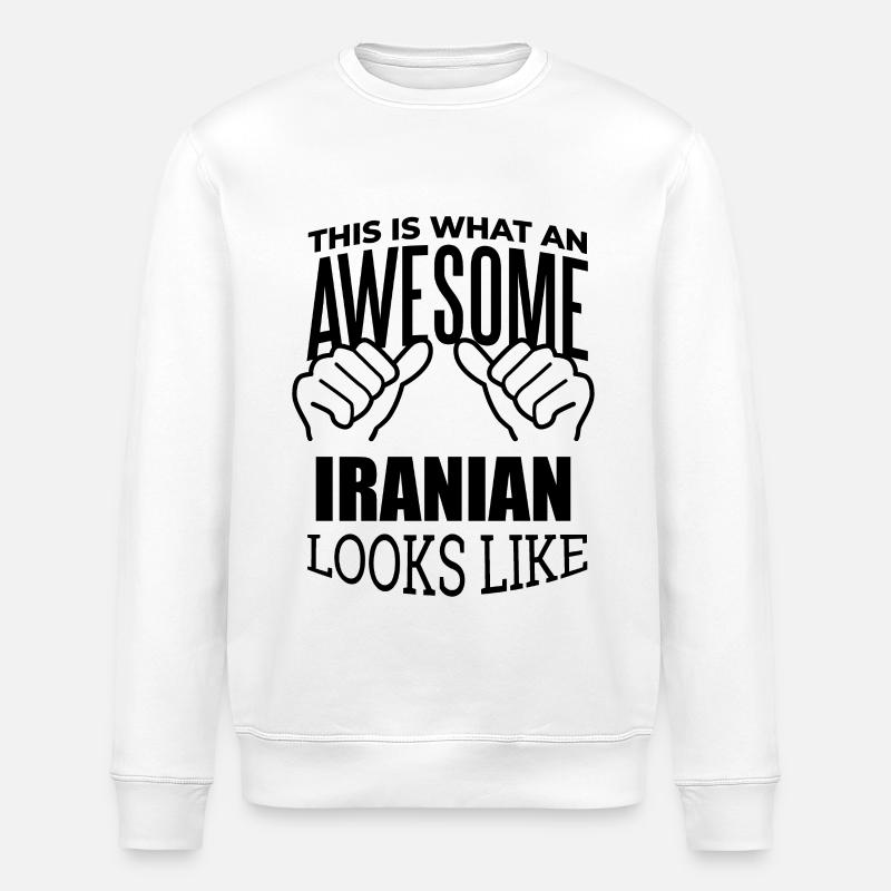 Iran - Stanley/Stella Unisex Bio-Sweatshirt ROLLER - Weiß