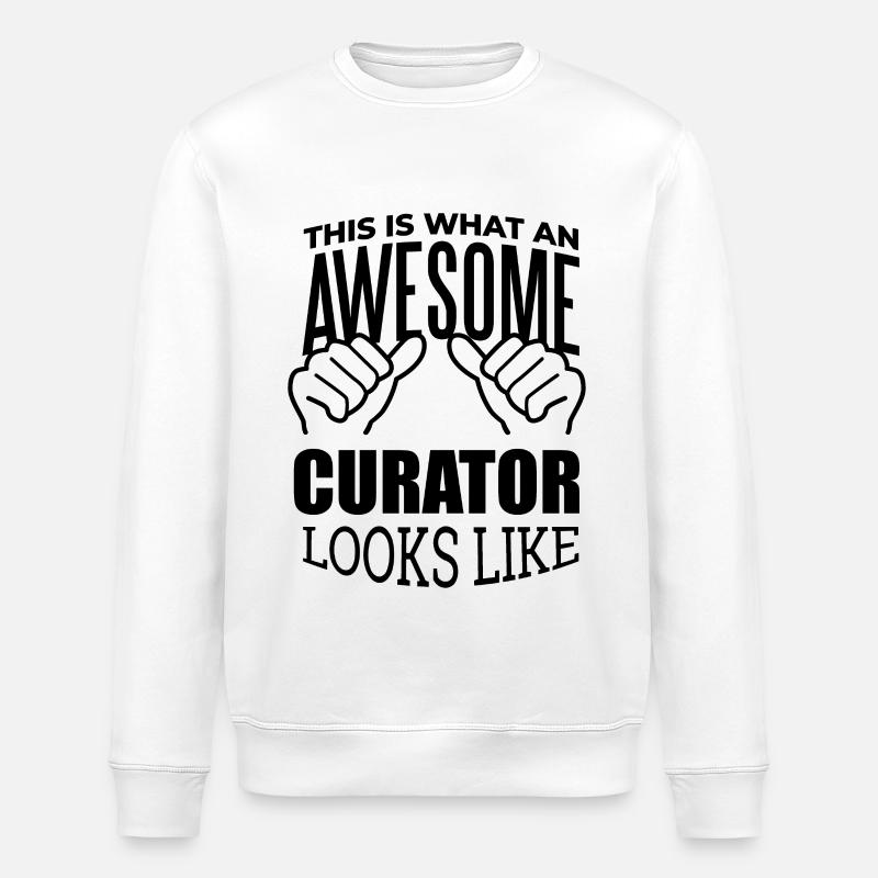 Kurator - Stanley/Stella Unisex Bio-Sweatshirt ROLLER - Weiß