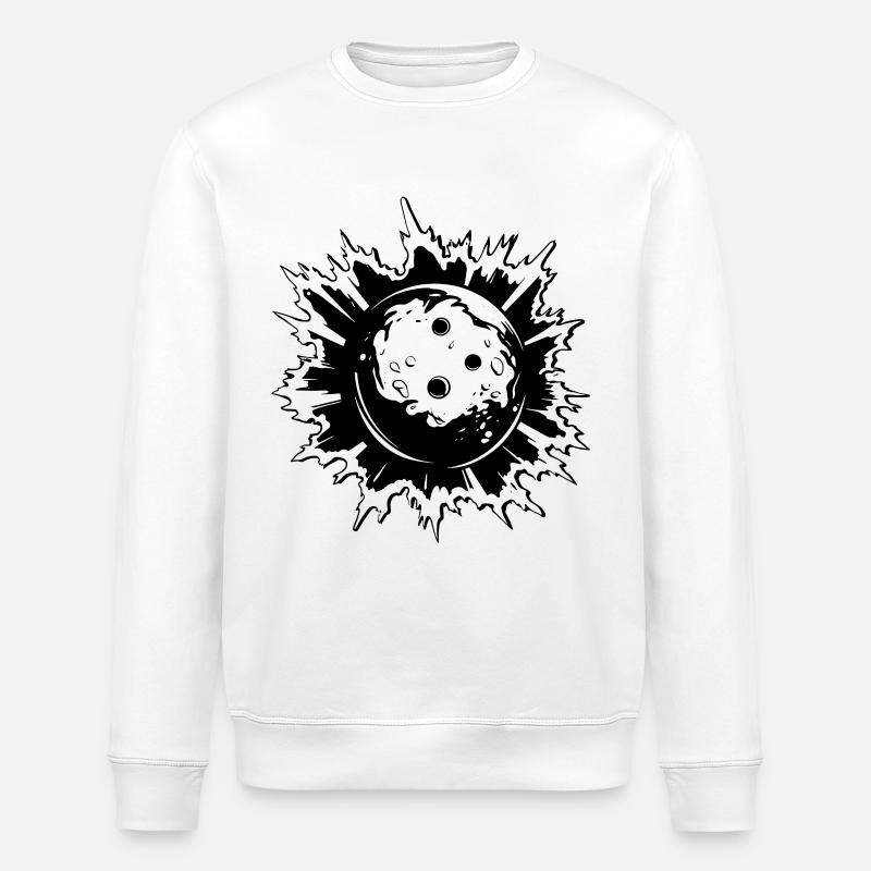 Bowling - Stanley/Stella ROLLER Unisex Organic Sweatshirt - white
