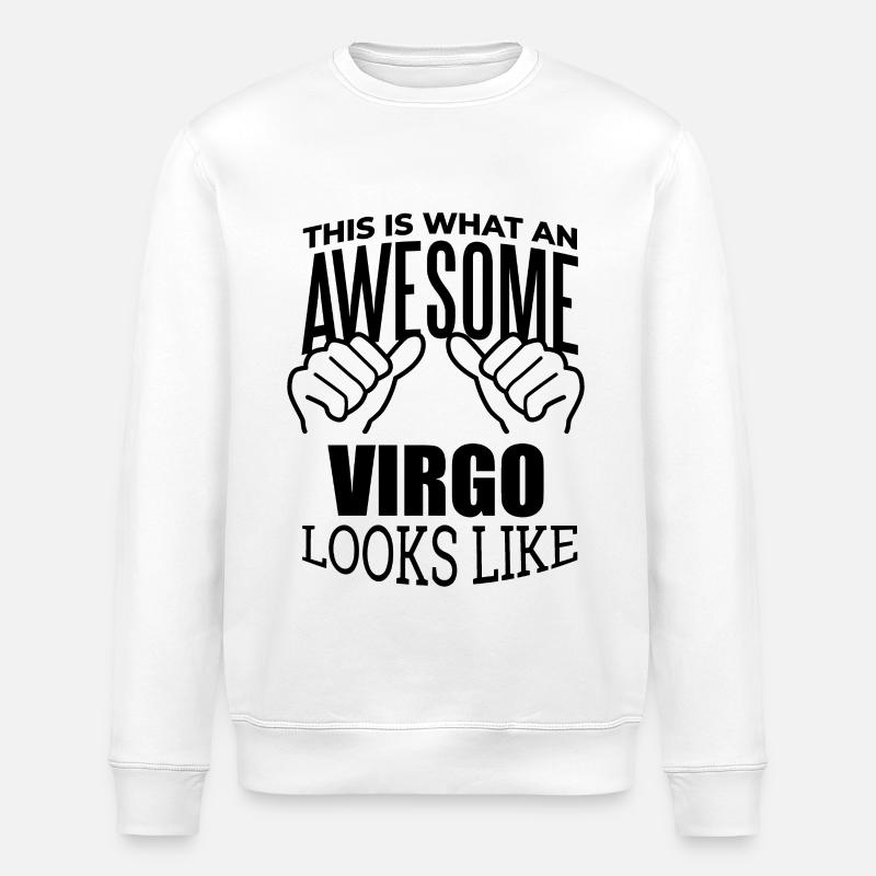 Jungfrau - Stanley/Stella Unisex Bio-Sweatshirt ROLLER - Weiß