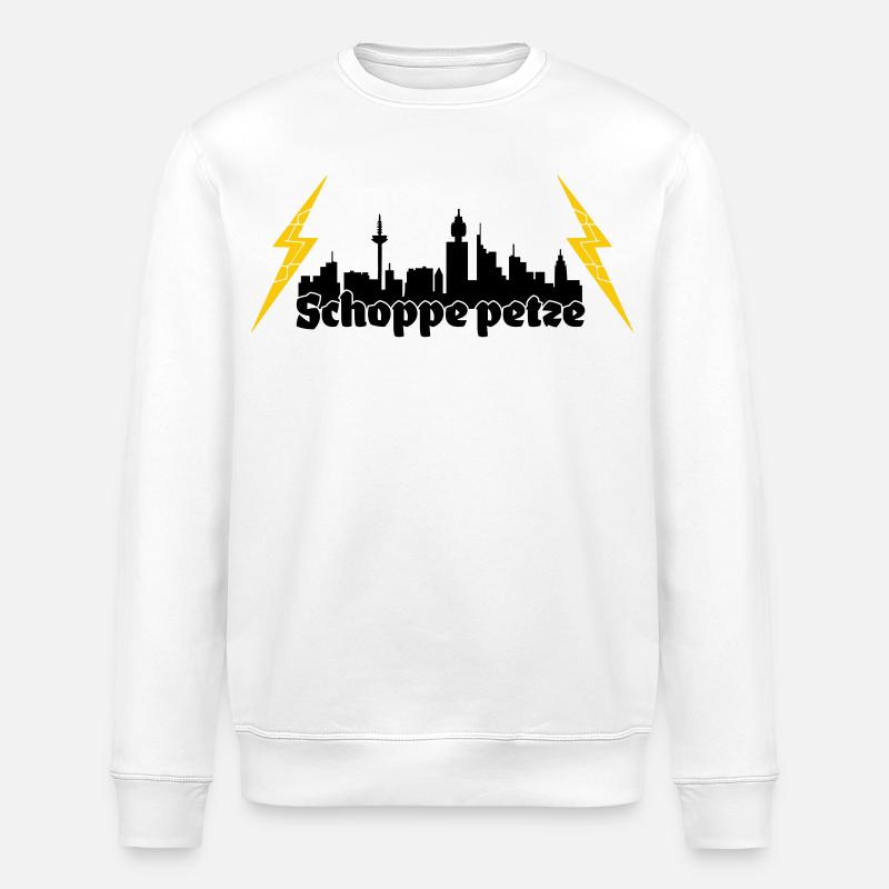 Schoppe petze ffm skyline - Stanley/Stella Unisex Bio-Sweatshirt ROLLER - Weiß