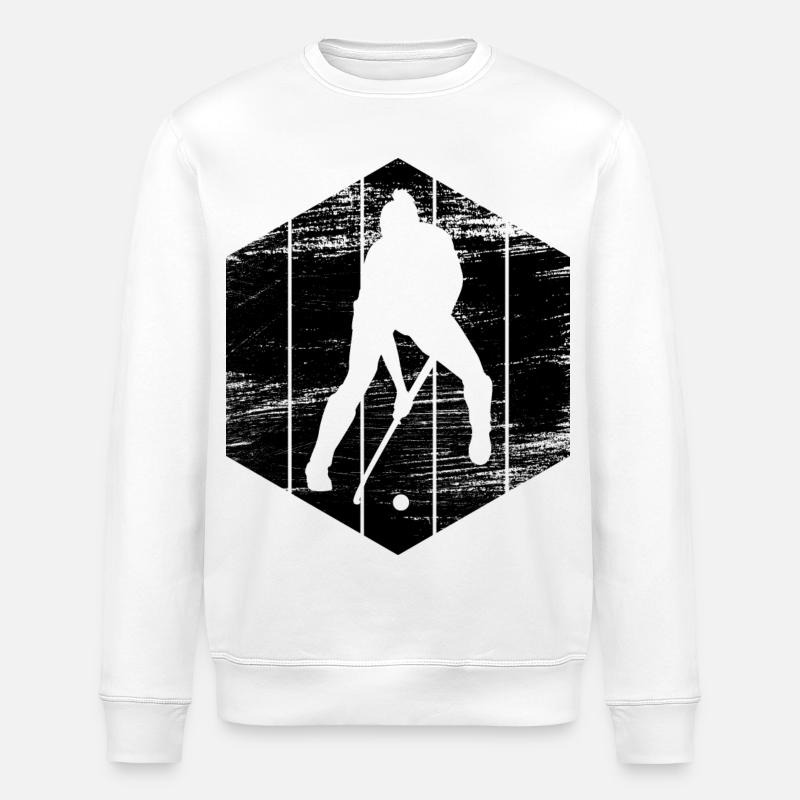 Joueurs de hockey sur gazon - Sweat bio ROLLER Stanley/Stella Unisexe - blanc
