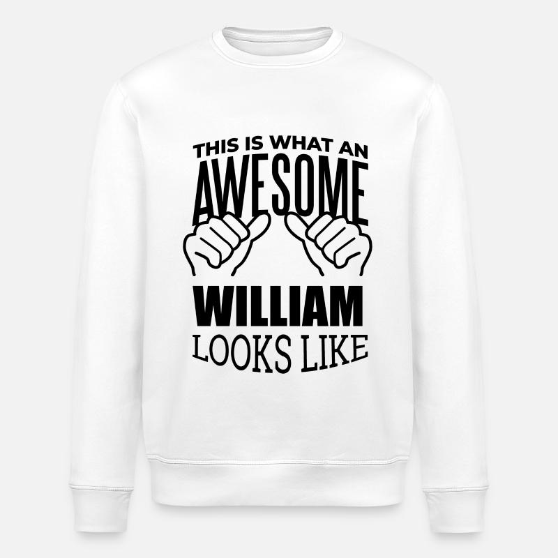 William - Sweat bio ROLLER Stanley/Stella Unisexe - blanc