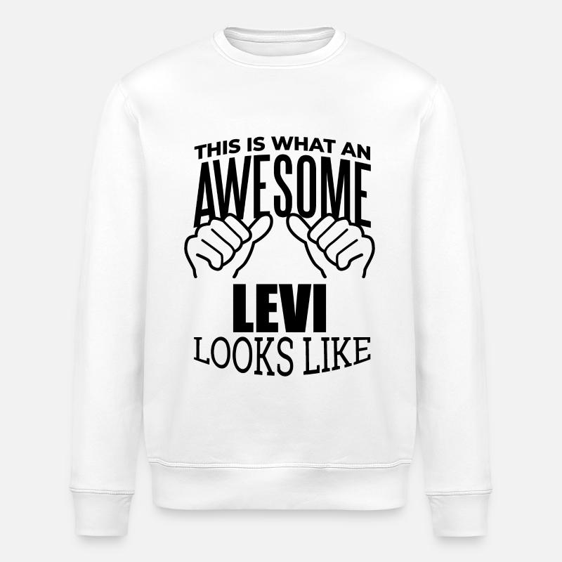 Levi - Sweat bio ROLLER Stanley/Stella Unisexe - blanc