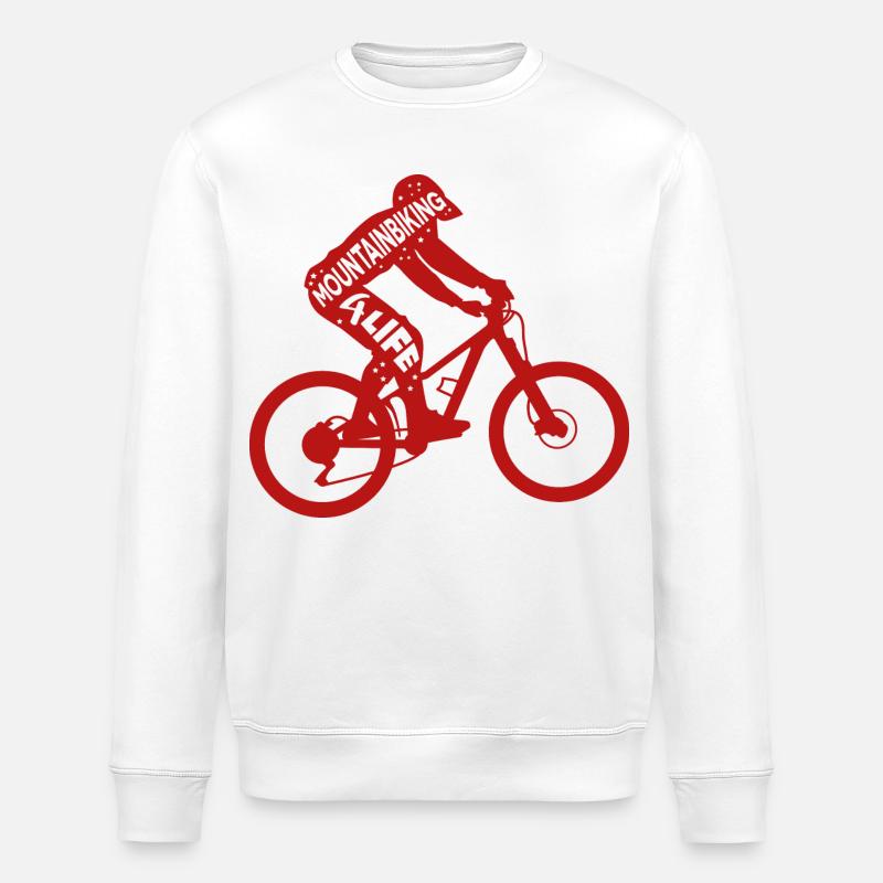 Motivation VTT - Sweat bio ROLLER Stanley/Stella Unisexe - blanc
