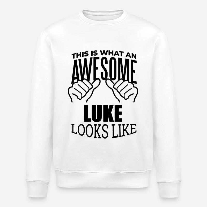 Luke - Stanley/Stella Unisex Bio-Sweatshirt ROLLER - Weiß