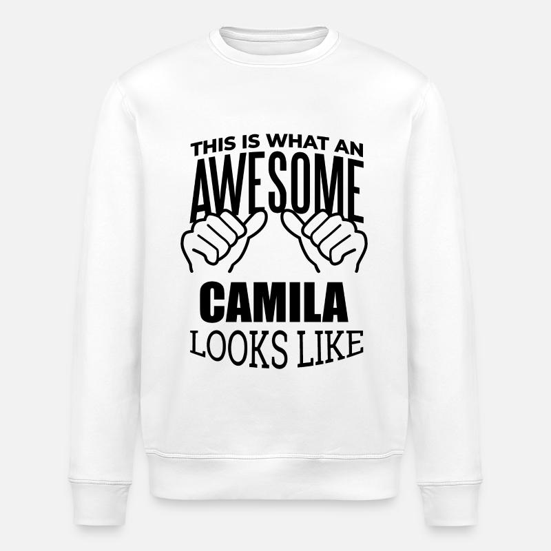 Camila - Stanley/Stella Unisex Bio-Sweatshirt ROLLER - Weiß