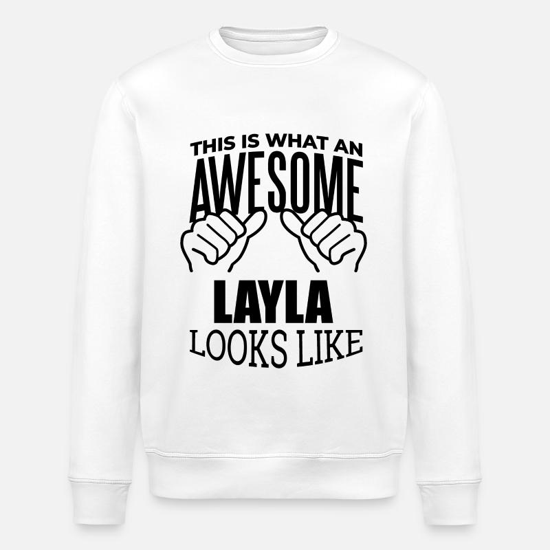 Layla - Stanley/Stella Unisex Bio-Sweatshirt ROLLER - Weiß