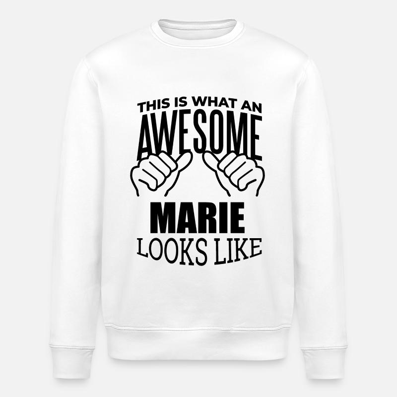 Marie - Stanley/Stella Unisex Bio-Sweatshirt ROLLER - Weiß