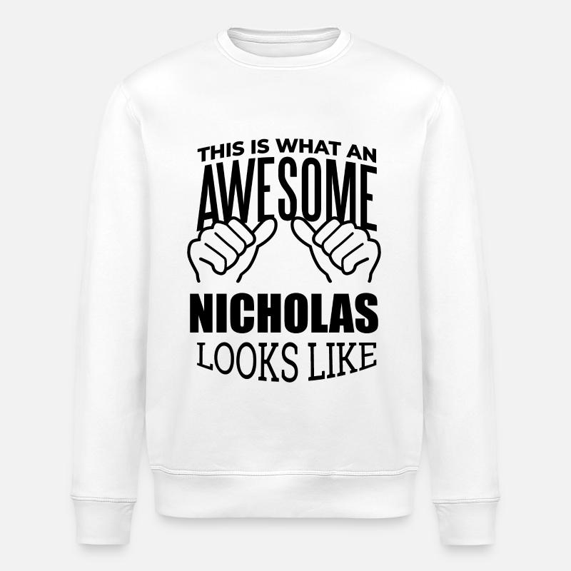 Nikolaus - Stanley/Stella Unisex Bio-Sweatshirt ROLLER - Weiß