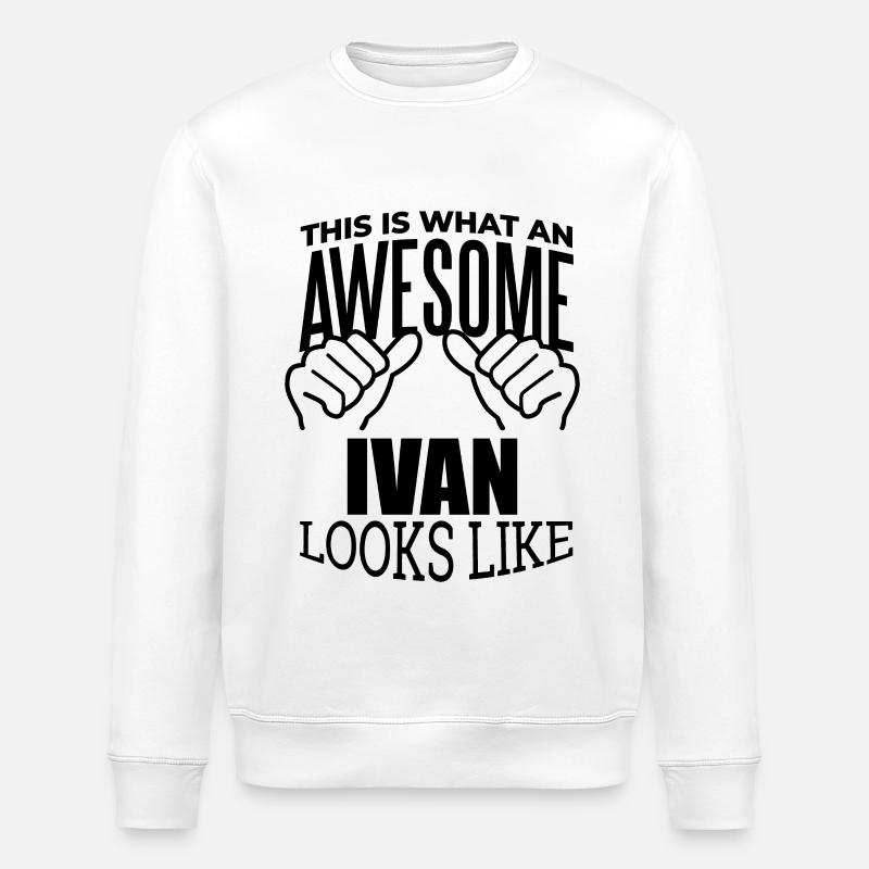Ivan - Stanley/Stella Unisex Bio-Sweatshirt ROLLER - Weiß