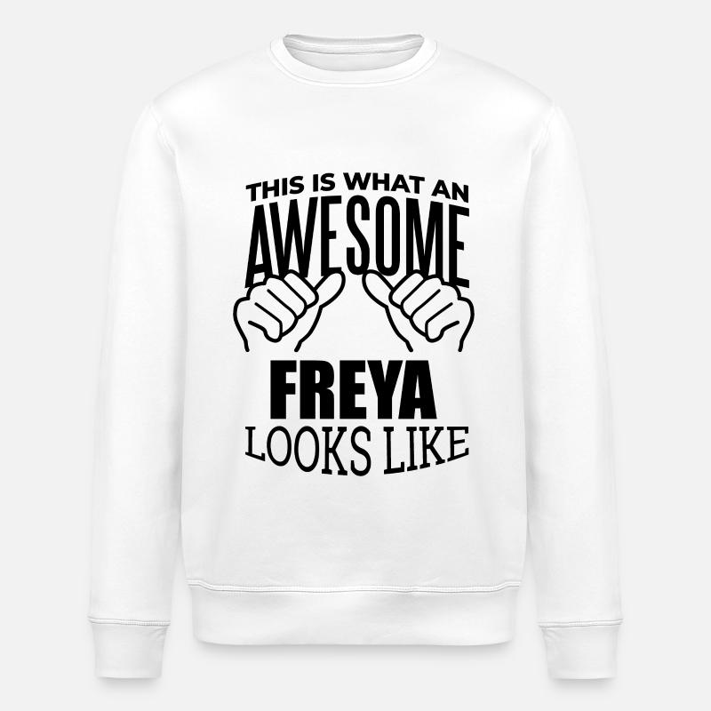 Freya - Stanley/Stella Unisex Bio-Sweatshirt ROLLER - Weiß