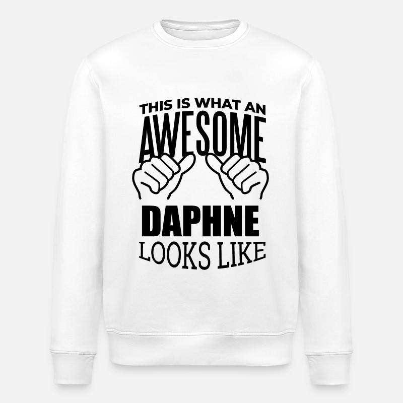 Daphne - Stanley/Stella ROLLER Unisex Organic Sweatshirt - white