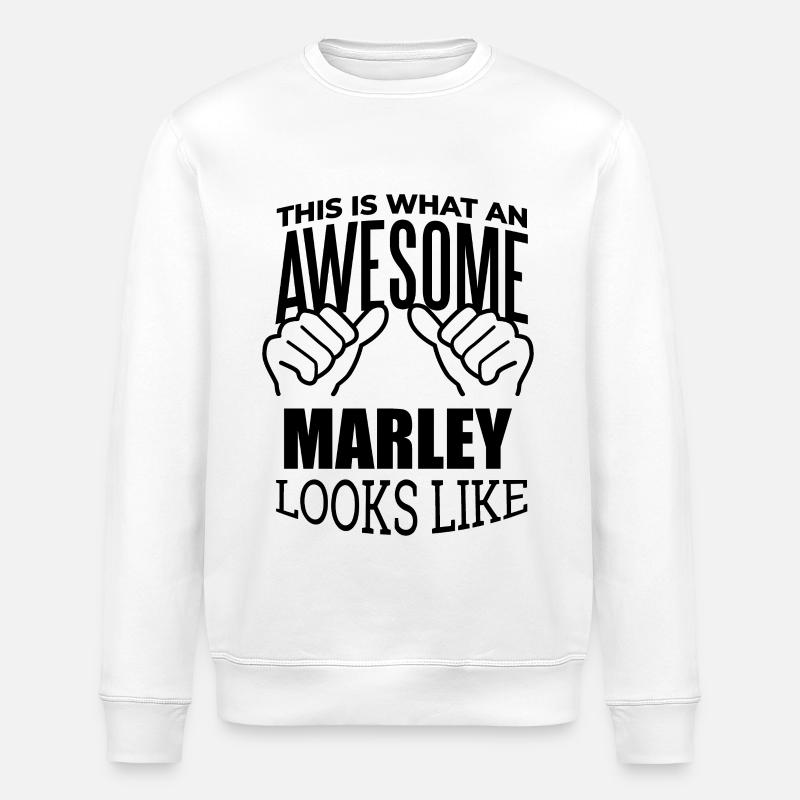 Marley - Stanley/Stella Unisex Bio-Sweatshirt ROLLER - Weiß