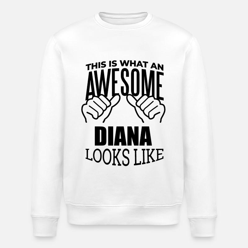 Diana - Stanley/Stella Unisex Bio-Sweatshirt ROLLER - Weiß