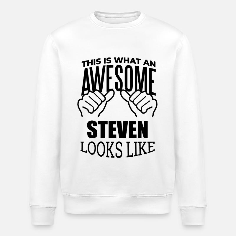 Steven - Stanley/Stella Unisex Bio-Sweatshirt ROLLER - Weiß