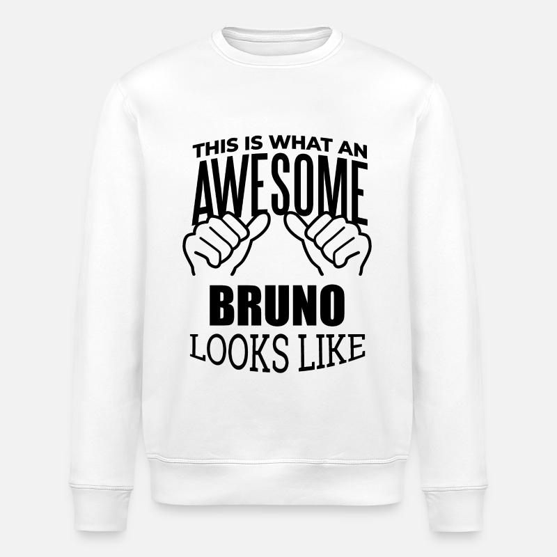 Bruno - Sweat bio ROLLER Stanley/Stella Unisexe - blanc