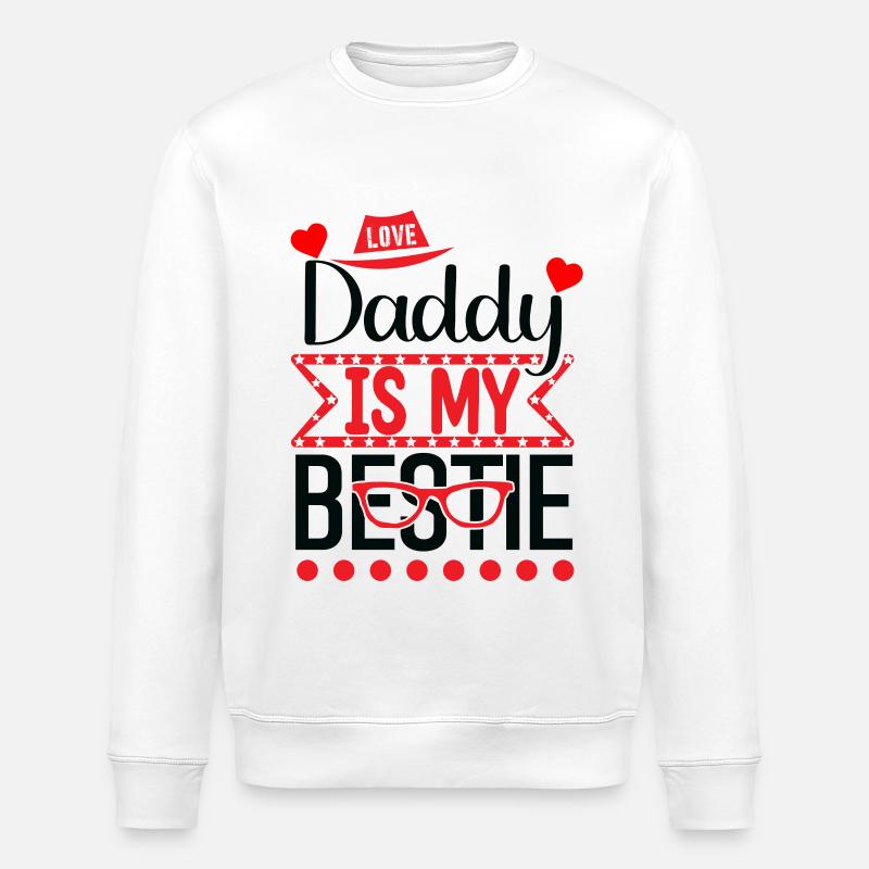 Meilleur papa - Sweat bio ROLLER Stanley/Stella Unisexe - blanc