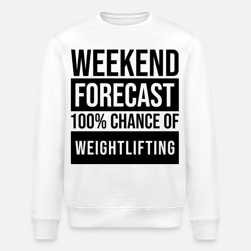 Poids - Sweat bio ROLLER Stanley/Stella Unisexe - blanc