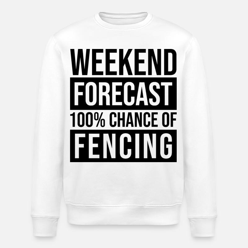 Fechten - Stanley/Stella Unisex Bio-Sweatshirt ROLLER - Weiß