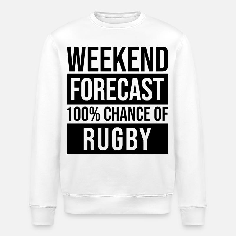 Rugby - Stanley/Stella ROLLER Unisex Organic Sweatshirt - white