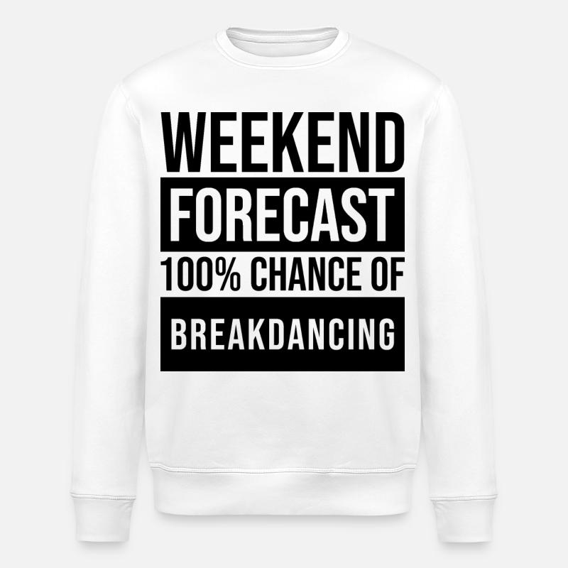 Danse break - Sweat bio ROLLER Stanley/Stella Unisexe - blanc