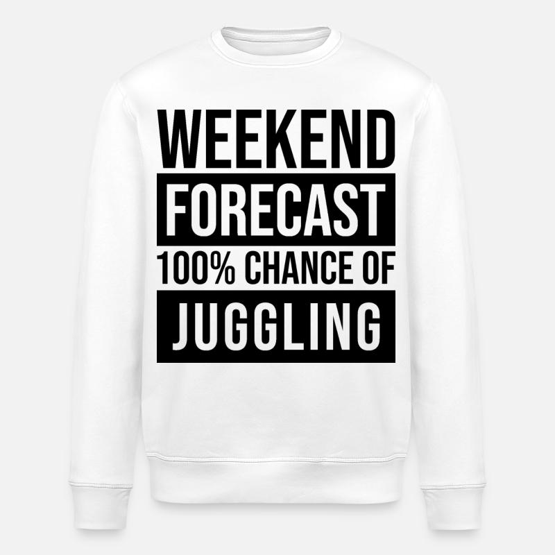 jongleur - Sweat bio ROLLER Stanley/Stella Unisexe - blanc