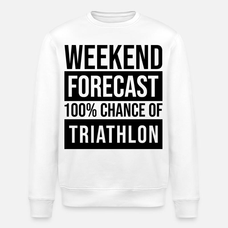 Triathlon - Stanley/Stella Unisex Bio-Sweatshirt ROLLER - Weiß
