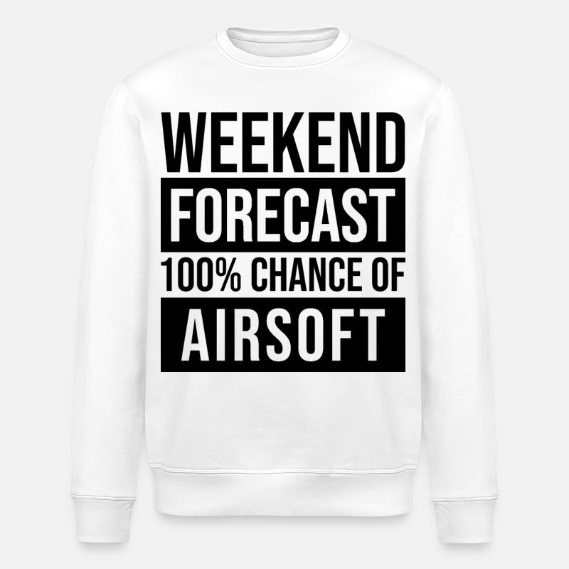 Airsoft - Stanley/Stella Unisex Bio-Sweatshirt ROLLER - Weiß