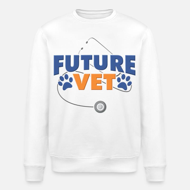 Tierarzt Veterinär Student - Stanley/Stella Unisex Bio-Sweatshirt ROLLER - Weiß