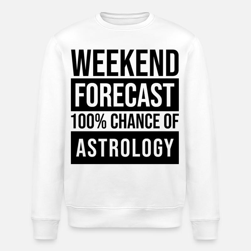 astrologie - Sweat bio ROLLER Stanley/Stella Unisexe - blanc