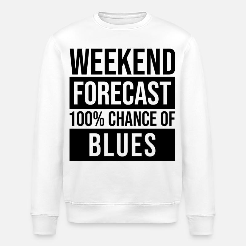 Blues - Stanley/Stella Unisex Bio-Sweatshirt ROLLER - Weiß