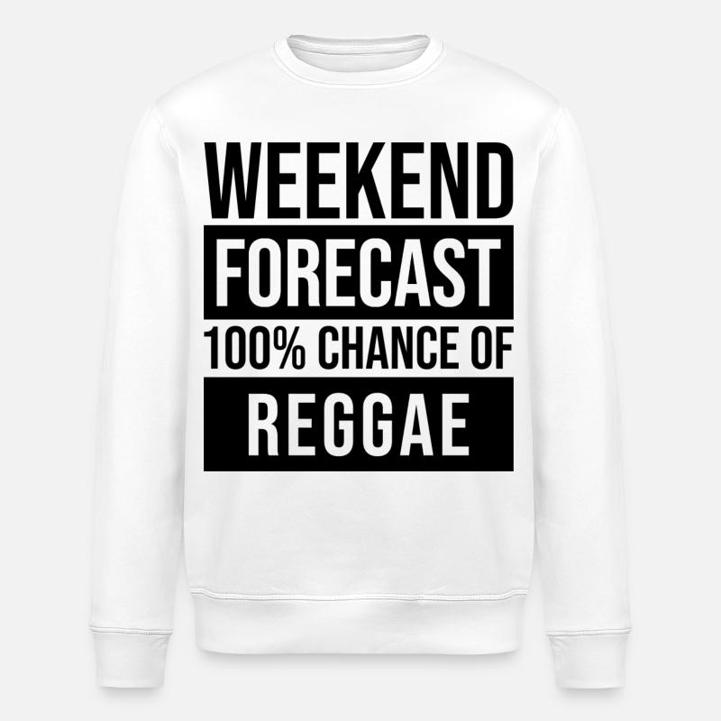 Reggae - Stanley/Stella ROLLER Unisex Organic Sweatshirt - white