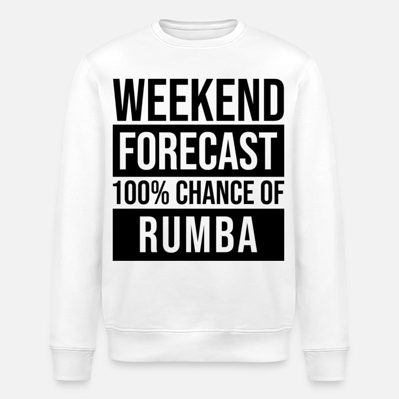 rumba - Sweat bio ROLLER Stanley/Stella Unisexe - blanc