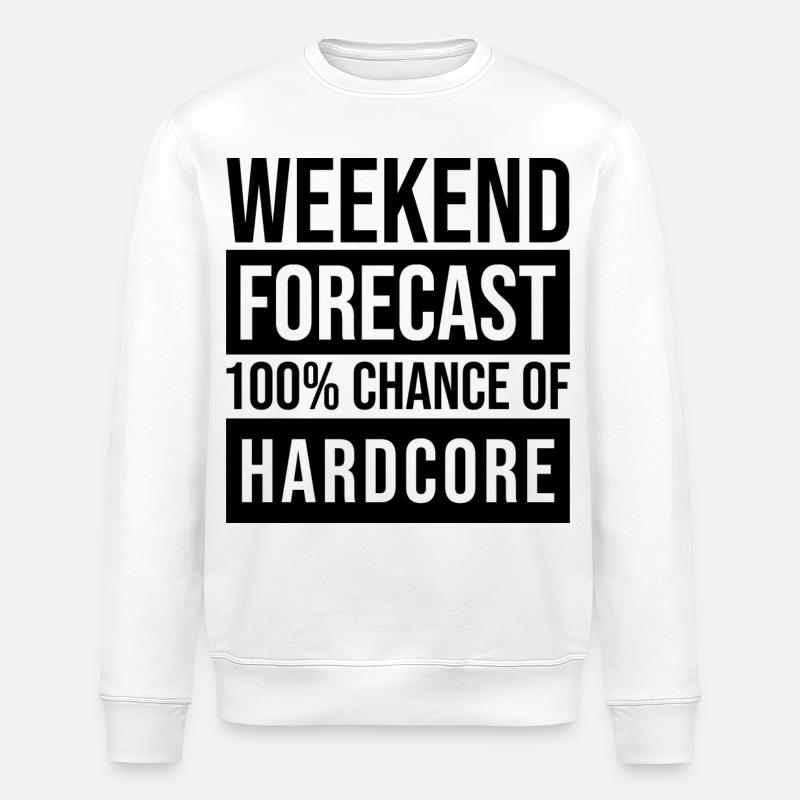 Hardcore - Stanley/Stella ROLLER Unisex Organic Sweatshirt - white