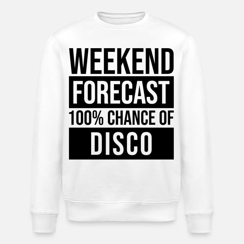 discothèque - Sweat bio ROLLER Stanley/Stella Unisexe - blanc