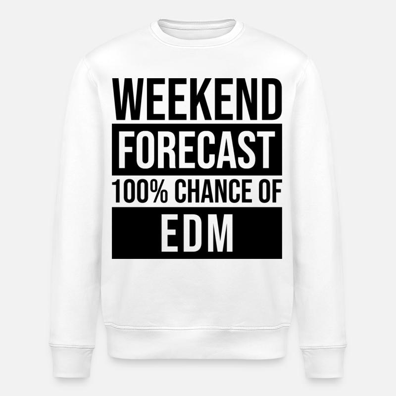 EDM - Stanley/Stella Unisex Bio-Sweatshirt ROLLER - Weiß