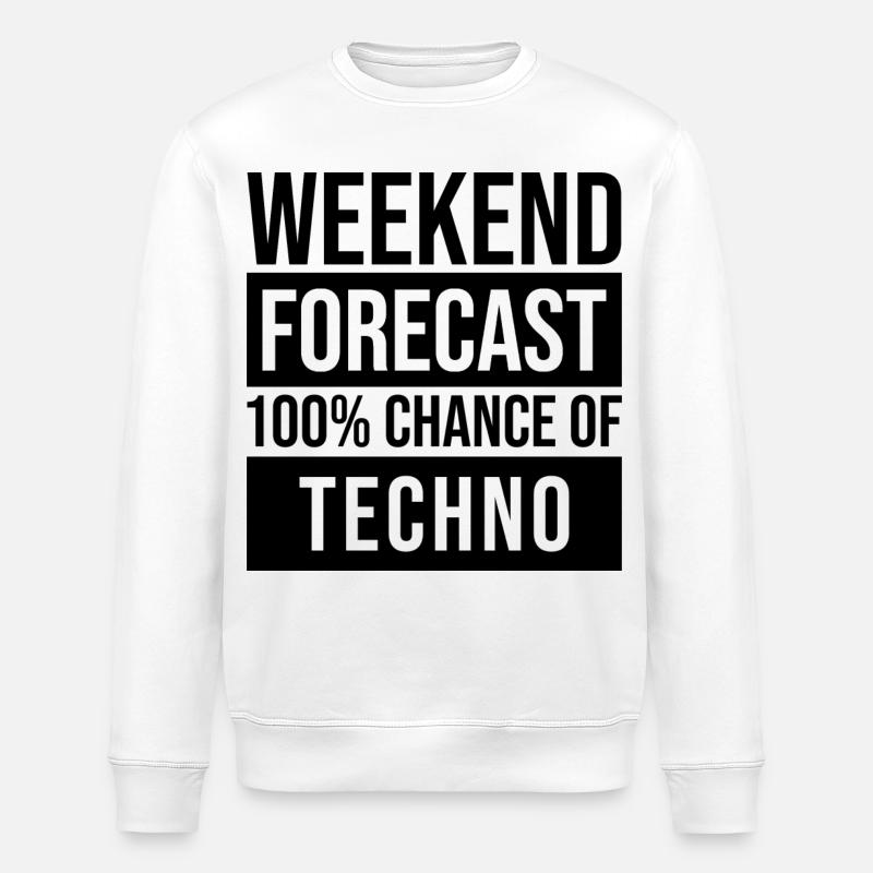 Techno - Stanley/Stella ROLLER Unisex Organic Sweatshirt - white