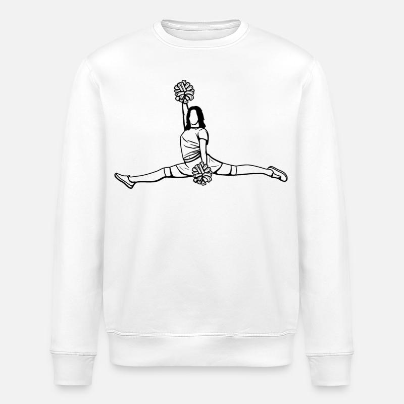 Cheerleaderin - Stanley/Stella Unisex Bio-Sweatshirt ROLLER - Weiß