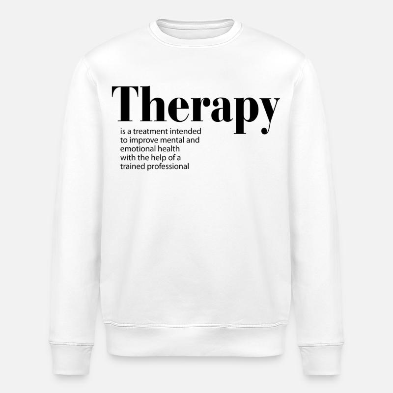 Therapy - Stanley/Stella Unisex Bio-Sweatshirt ROLLER - Weiß