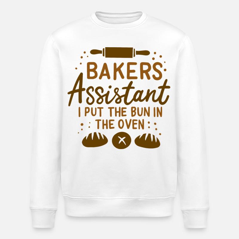 Bäckergeselle - Stanley/Stella Unisex Bio-Sweatshirt ROLLER - Weiß