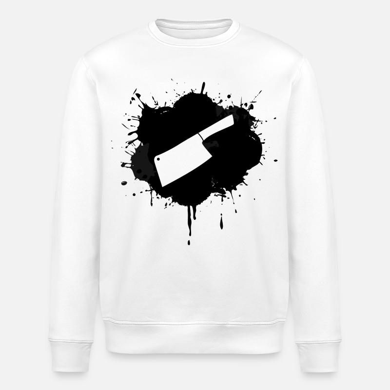 Couperet - Sweat bio ROLLER Stanley/Stella Unisexe - blanc