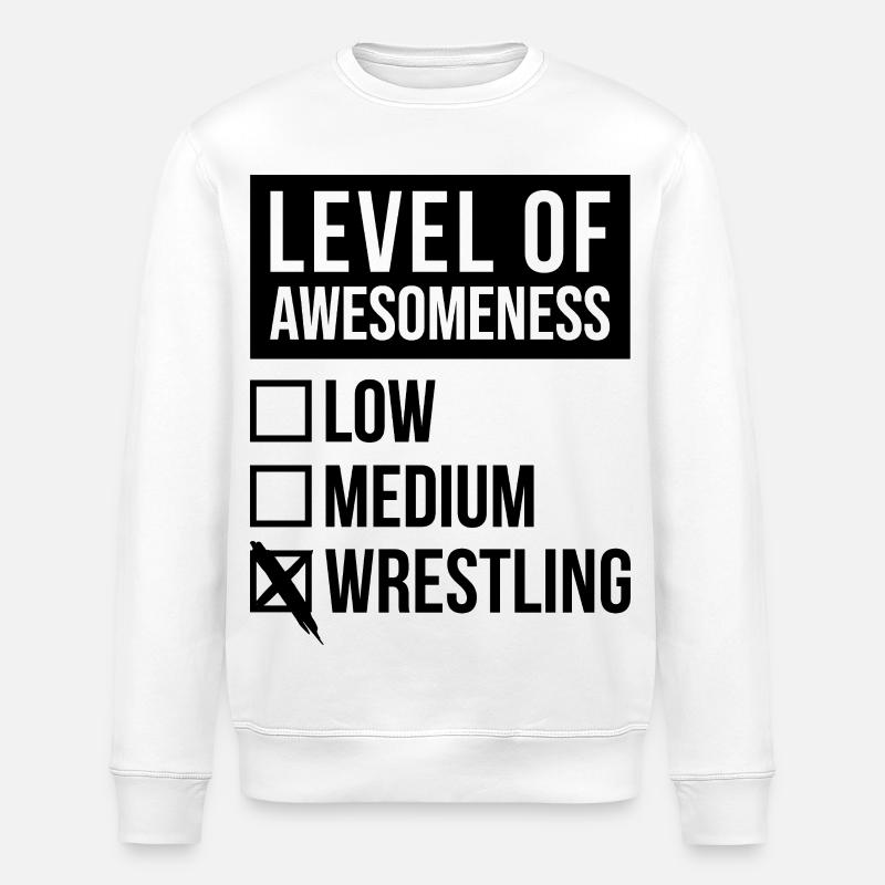 lutte - Sweat bio ROLLER Stanley/Stella Unisexe - blanc