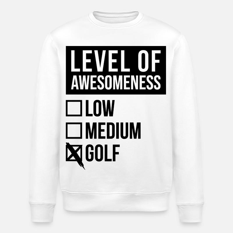 Golf - Stanley/Stella ROLLER Unisex Organic Sweatshirt - white