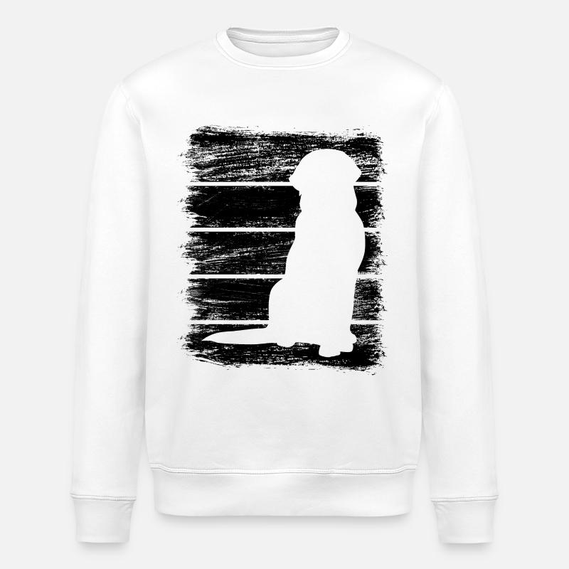 Hund - Stanley/Stella Unisex Bio-Sweatshirt ROLLER - Weiß